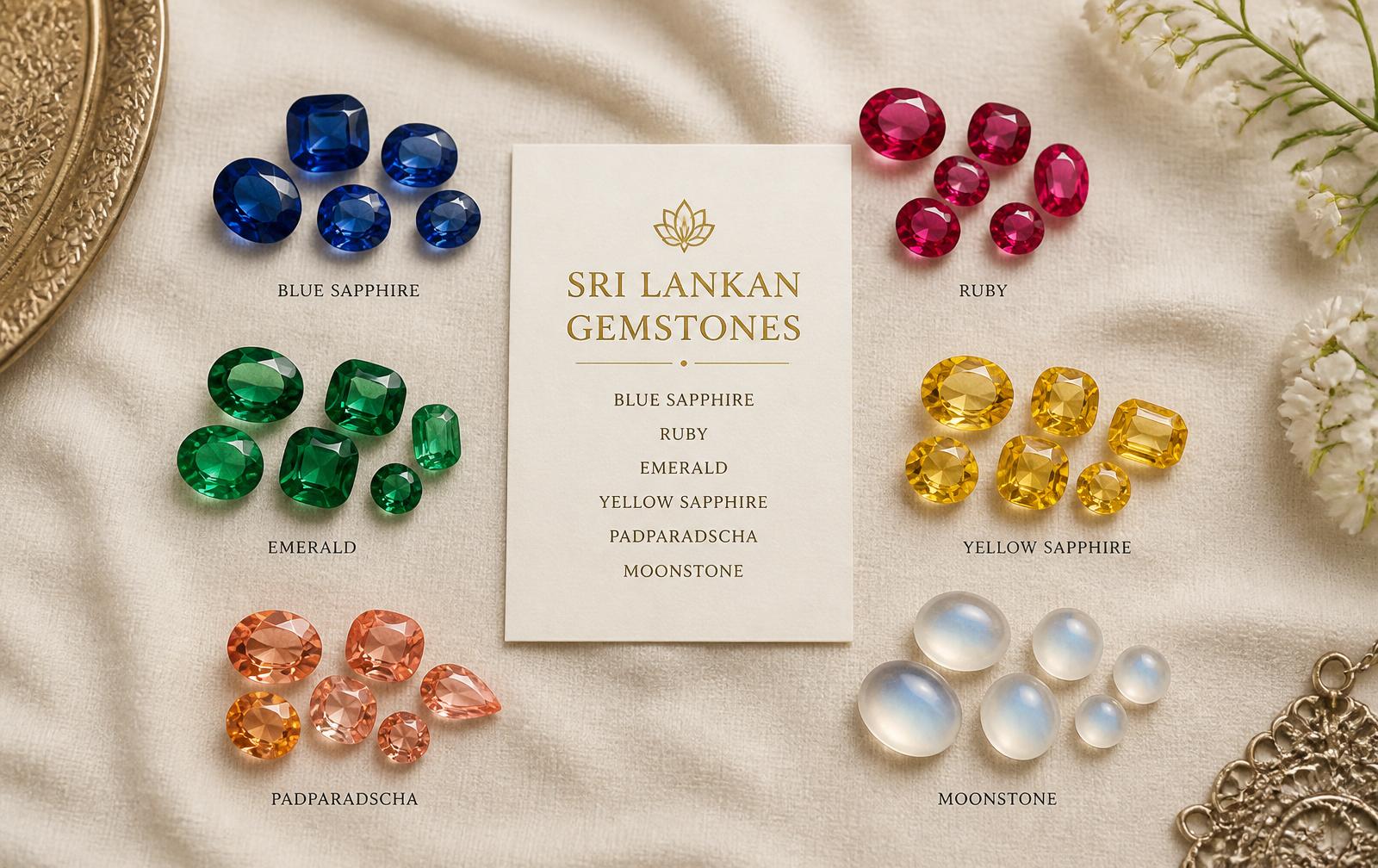 Sri Lankan gemstone collection